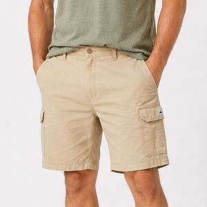 Wrangler Rugged Wear Cargo Shorts Men’s Sz 50 Khaki Beige Utility Outdoor Hiking